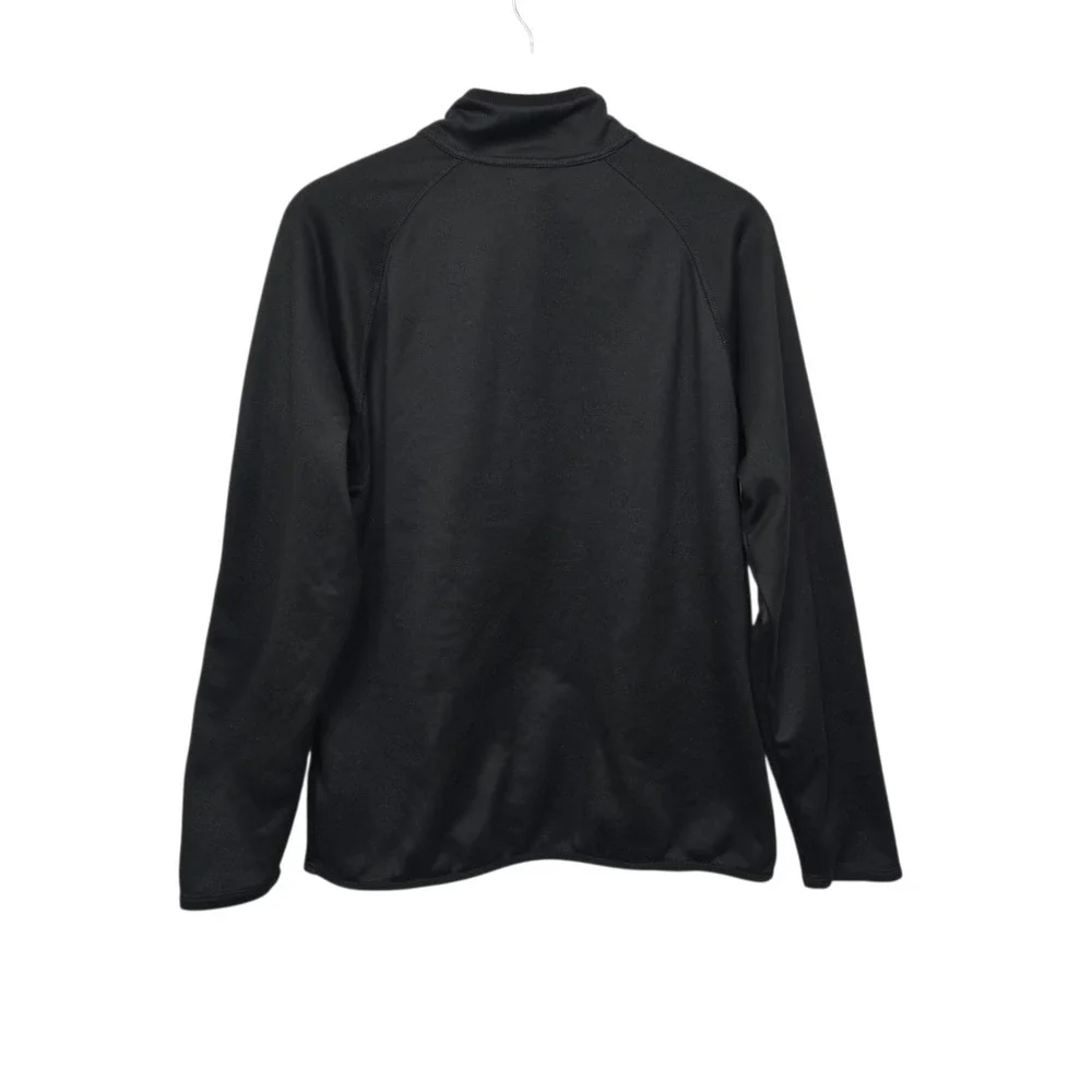 The North Face Mens Black Quarter Zip Fleece Pullover Jacket Size Medium Outdoor